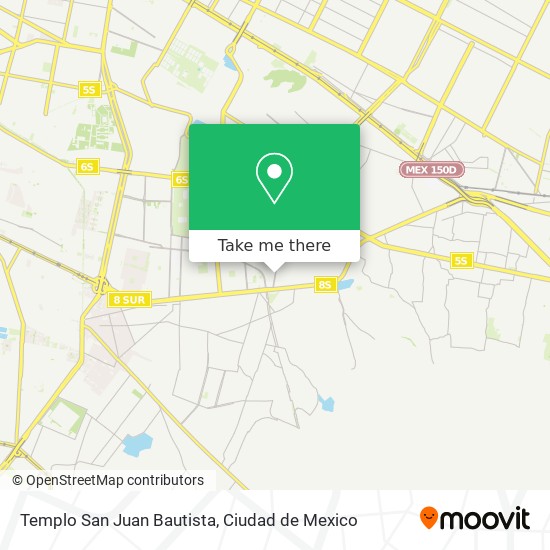 Templo San Juan Bautista map