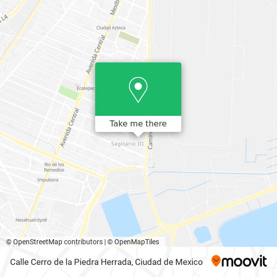 Mapa de Calle Cerro de la Piedra Herrada