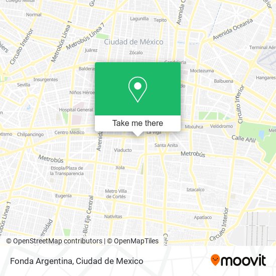 Fonda Argentina map
