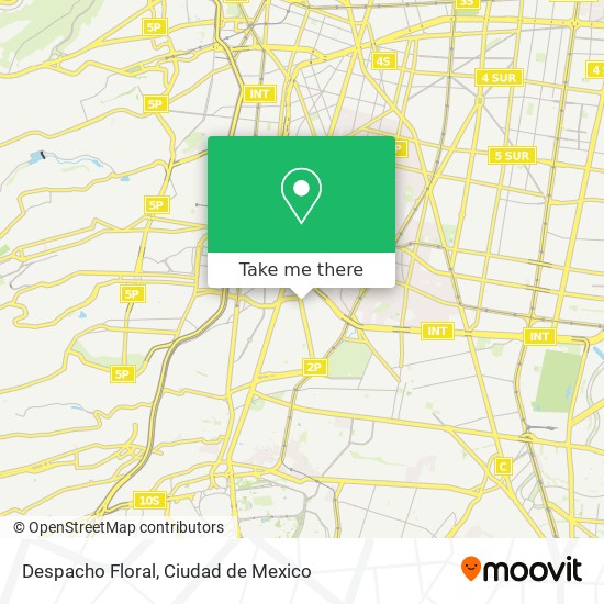 Despacho Floral map