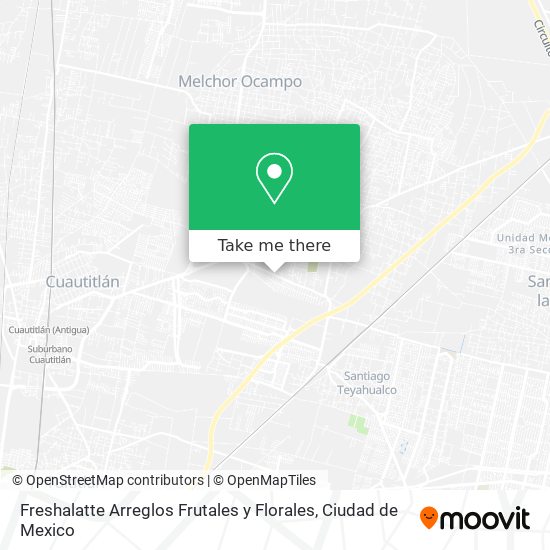 Freshalatte Arreglos Frutales y Florales map
