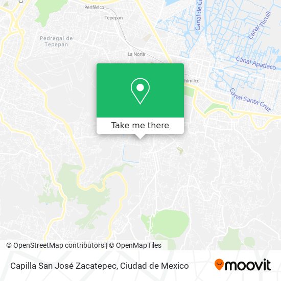 Capilla San José Zacatepec map