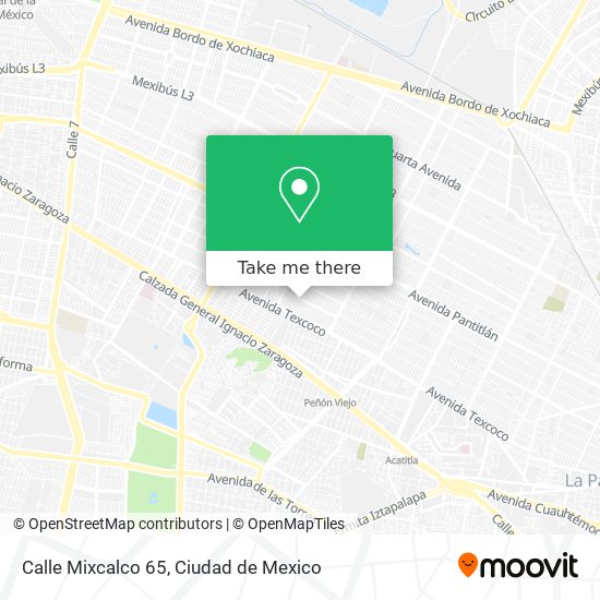 Calle Mixcalco 65 map