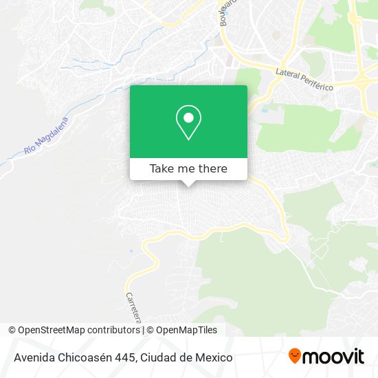 Mapa de Avenida Chicoasén 445
