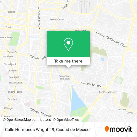 Mapa de Calle Hermanos Wright 29