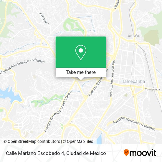 Calle Mariano Escobedo 4 map
