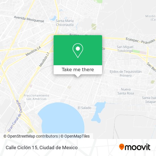 Calle Ciclón 15 map