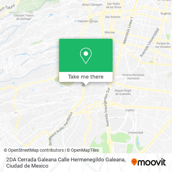 2DA Cerrada Galeana Calle Hermenegildo Galeana map