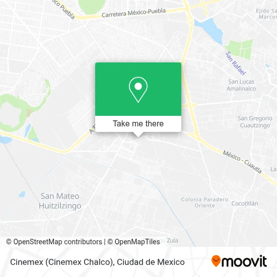 Cinemex (Cinemex Chalco) map