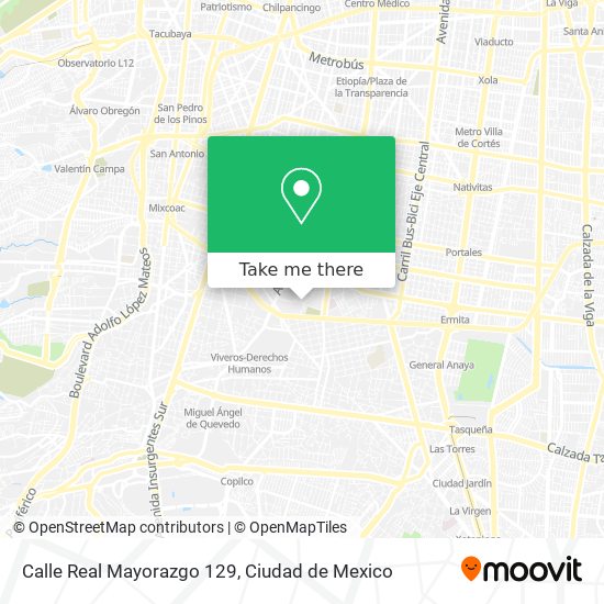 Calle Real Mayorazgo 129 map