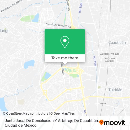 Junta Jocal De Conciliacion Y Arbitraje De Cuautitlán map