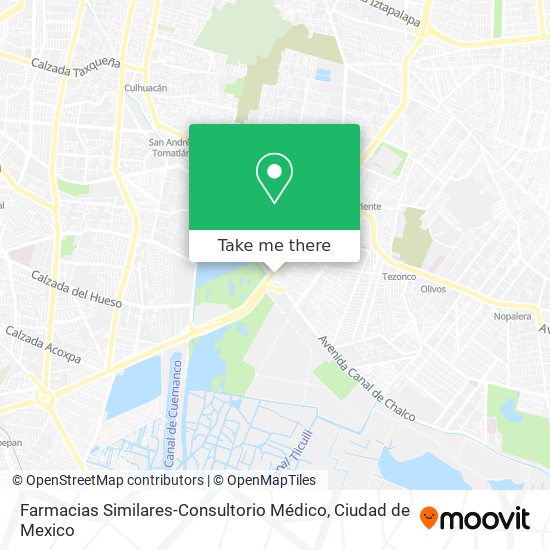 Farmacias Similares-Consultorio Médico map