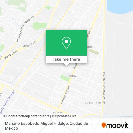 Mariano Escobedo Miguel Hidalgo map