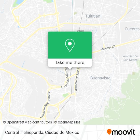 Central Tlalnepantla map