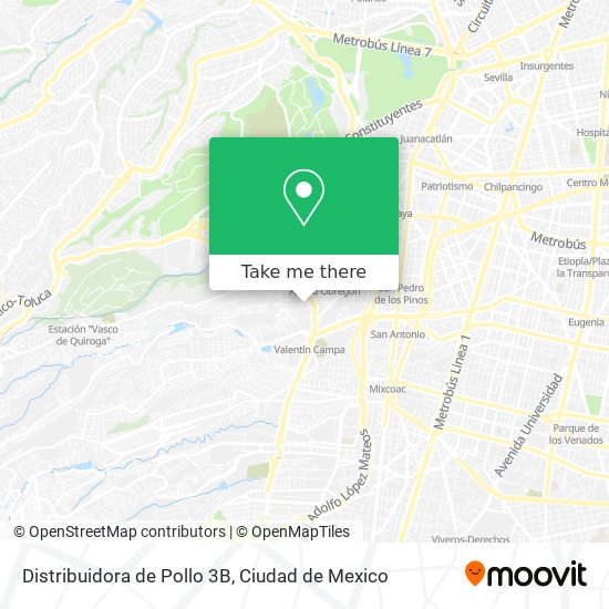 Distribuidora de Pollo 3B map