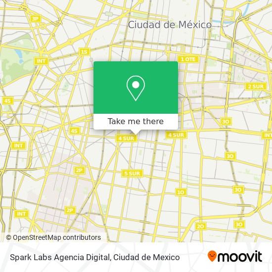 Mapa de Spark Labs Agencia Digital