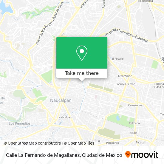 Calle La Fernando de Magallanes map