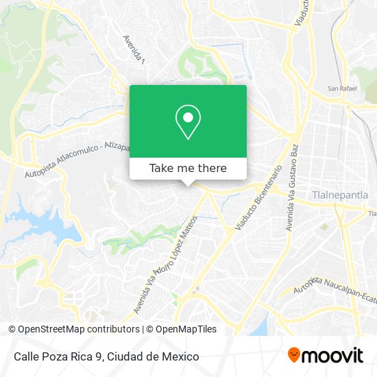 Calle Poza Rica 9 map