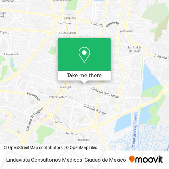 Lindavista Consultorios Médicos map