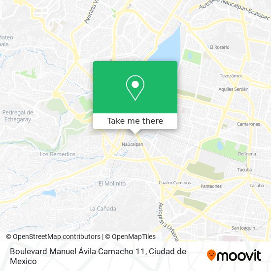 Boulevard Manuel Ávila Camacho 11 map