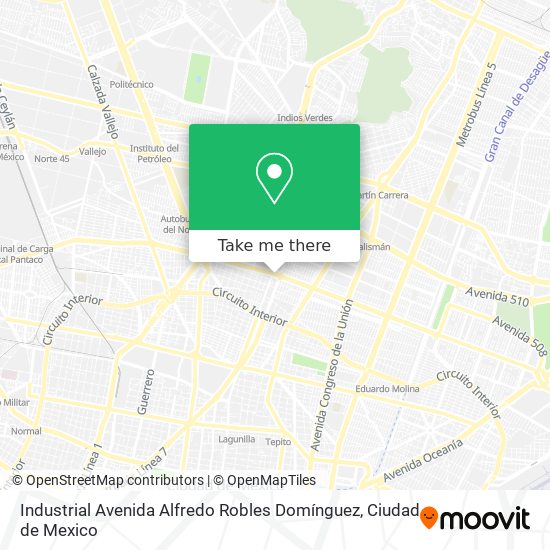 Industrial Avenida Alfredo Robles Domínguez map