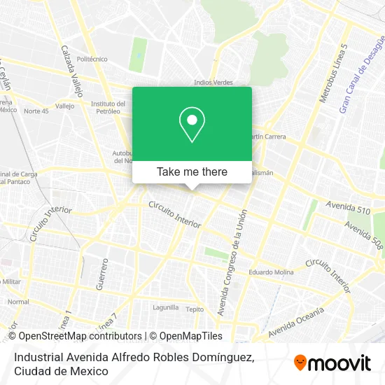 Mapa de Industrial Avenida Alfredo Robles Domínguez
