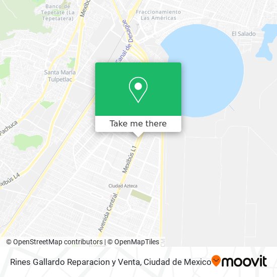 Mapa de Rines Gallardo Reparacion y Venta