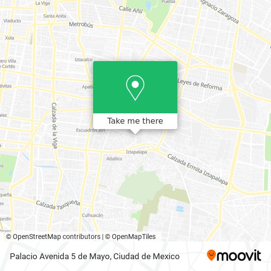 Mapa de Palacio Avenida 5 de Mayo
