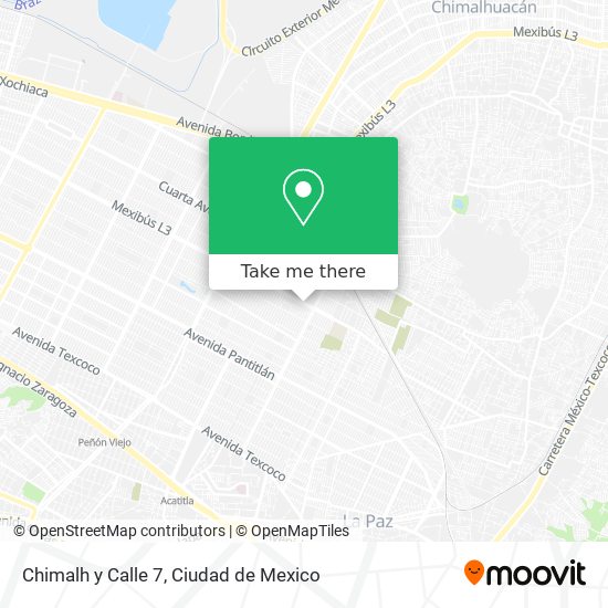 Chimalh y Calle 7 map