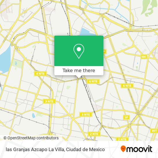 las Granjas Azcapo La Villa map