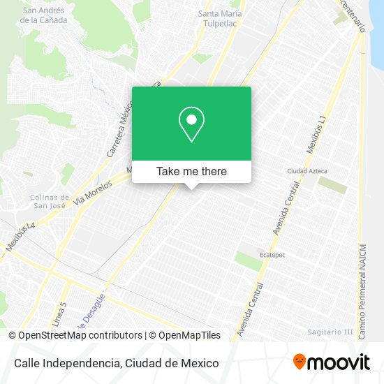 Calle Independencia map