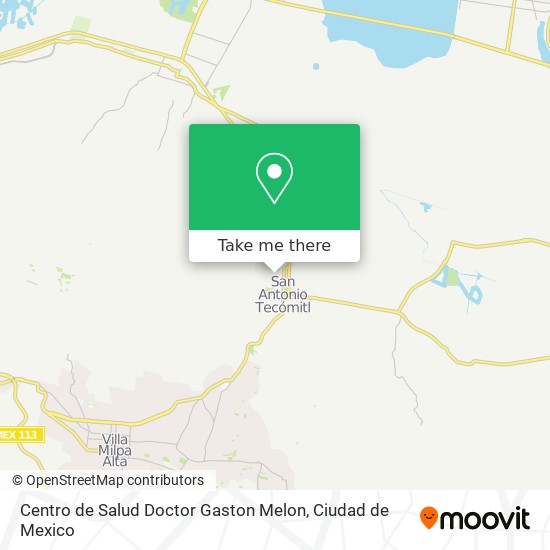 Centro de Salud Doctor Gaston Melon map