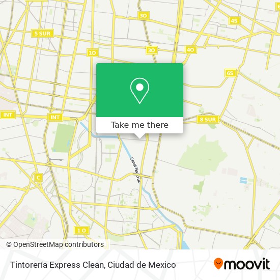 Tintorería Express Clean map