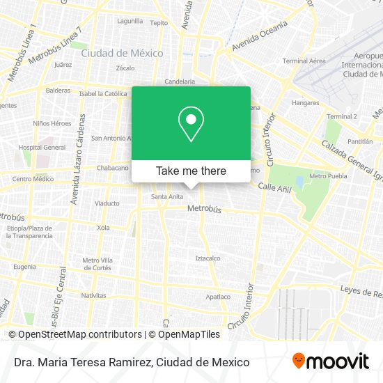 Mapa de Dra. Maria Teresa Ramirez