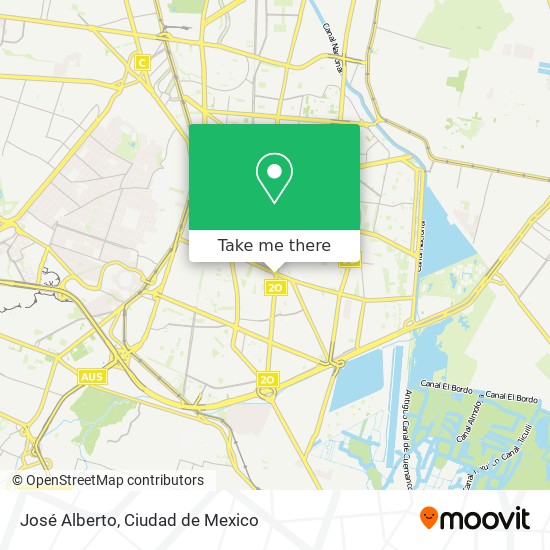 José Alberto map