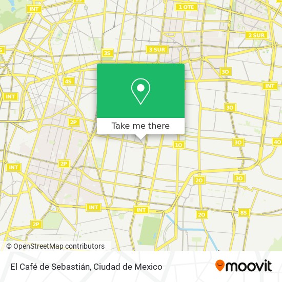 Mapa de El Café de Sebastián