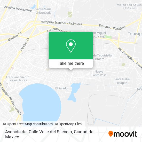 Mapa de Avenida del Calle Valle del Silencio