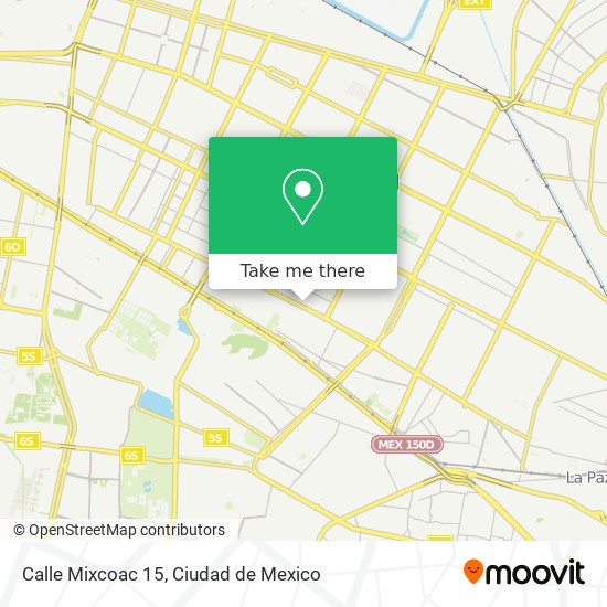 Calle Mixcoac 15 map