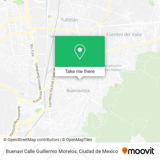 Mapa de Buenavi Calle Guillermo Morelos