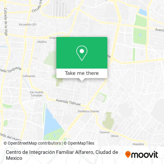 Centro de Integración Familiar Alfarero map