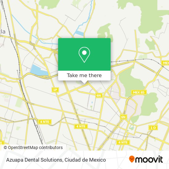 Mapa de Azuapa Dental Solutions