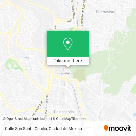 Calle San Santa Cecilia map