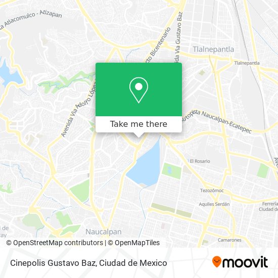 Cinepolis Gustavo Baz map