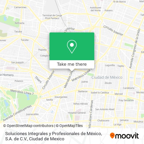 Soluciones Integrales y Profesionales de México, S.A. de C.V. map