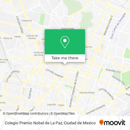Colegio Premio Nobel de La Paz map