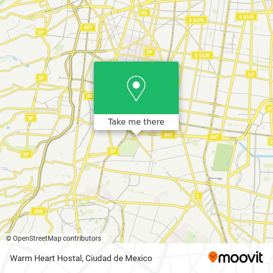 Warm Heart Hostal map