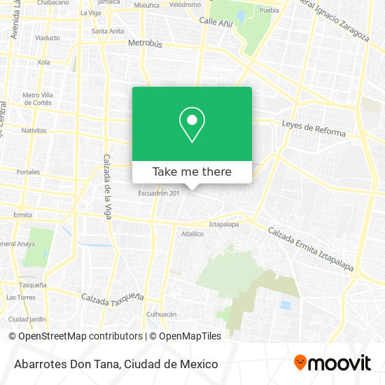 Abarrotes Don Tana map