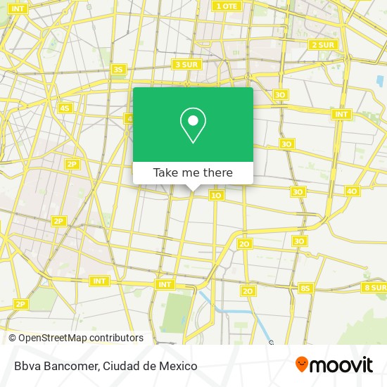 Bbva Bancomer map