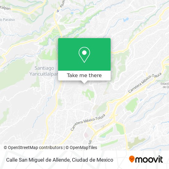 Calle San Miguel de Allende map