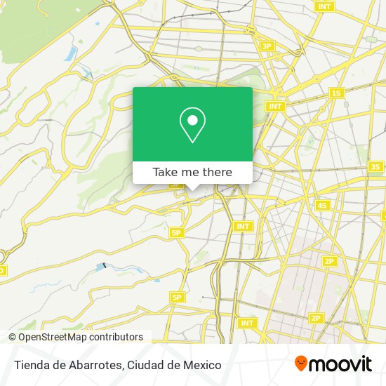 Mapa de Tienda de Abarrotes